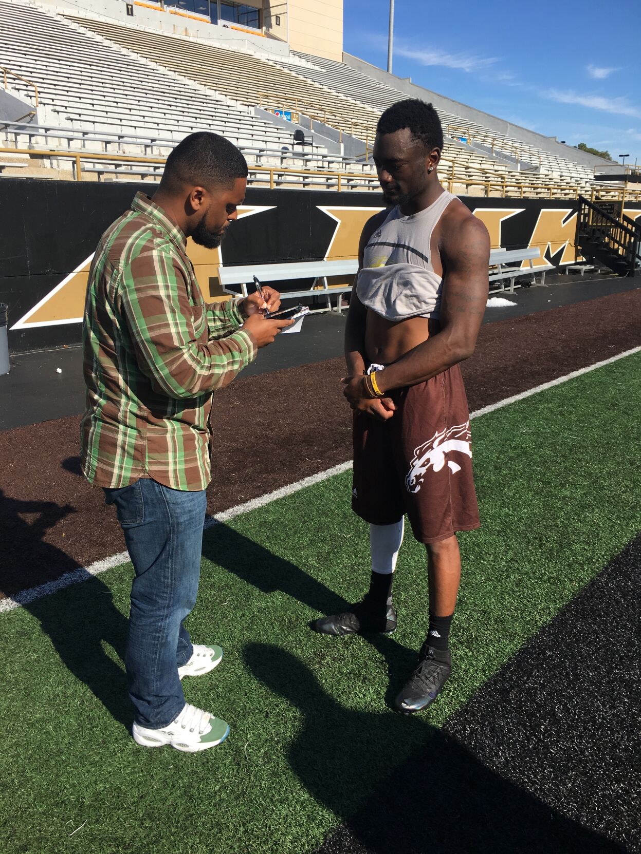 Eric Woodyard Corey Davis WMU Football Western Herald